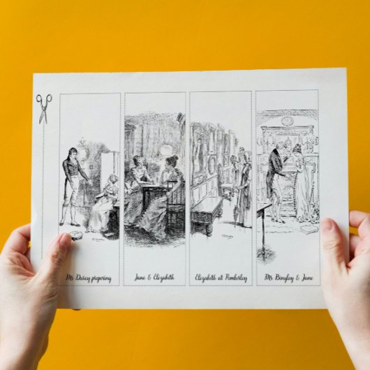 Papeterie Fierté et préjugés Jane Austen Signet papier