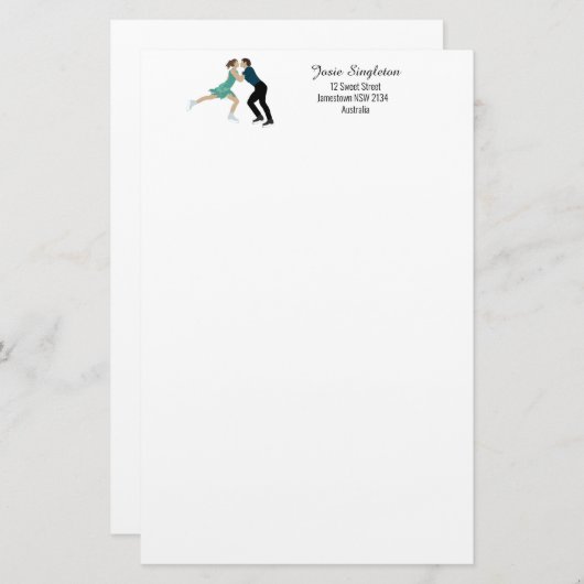 Papeterie Figure (Devant / Derrière)