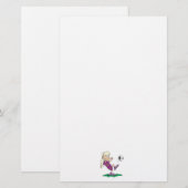 Papeterie fille mignonne botter le ballon de football (Devant / Derrière)