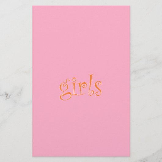 Papeterie filles (Devant)