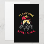 Papeterie Firefighter | Wore Mask Before It Ce qui est cool (Devant / Derrière)