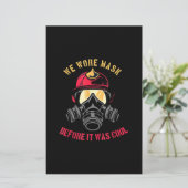 Papeterie Firefighter | Wore Mask Before It Ce qui est cool (Debout devant)