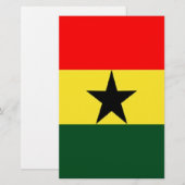 Papeterie Flag du Ghana (Devant / Derrière)