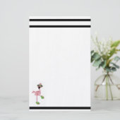 Papeterie Flamant rose (Debout devant)