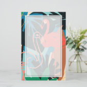 Papeterie Flamant rose funeste (Debout devant)