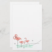 Papeterie Flamant rose Ocean Trio (Devant / Derrière)
