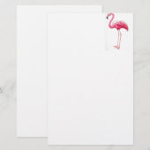 Papeterie Flamant rose rose (Devant / Derrière)