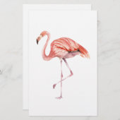 Papeterie Flamant rose rose (Devant / Derrière)