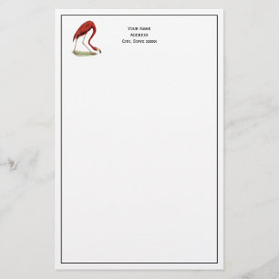 Papeterie Flamant rose rose vintage #1