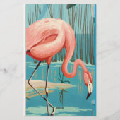 Papeterie Flamant Rose Vintage (Dos)