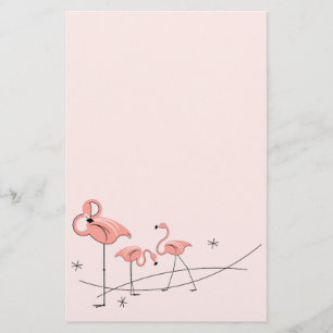 Papeterie Flamants roses Pink Trio
