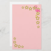 Papeterie Flamants roses roses (Devant / Derrière)