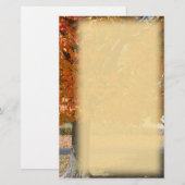 Papeterie Flamme d'automne (Devant / Derrière)
