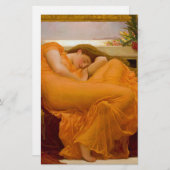Papeterie Flamme Juin par Sir Frederic Leighton (Devant / Derrière)