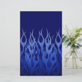 Papeterie Flammes de course cool Blue Automotive (Debout devant)