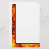 Papeterie Flammes tourbillonnantes (Devant / Derrière)