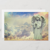 Papeterie Fleur Angel Holding (Devant / Derrière)