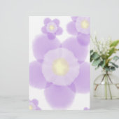 Papeterie Fleur aquarelle (Debout devant)