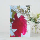 Papeterie Fleur céleste : Un Rose contre le ciel (Debout devant)