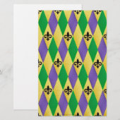 Papeterie Fleur de lis (Devant / Derrière)