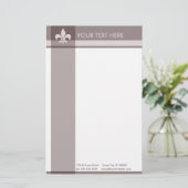 Papeterie fleur de lis (Debout devant)