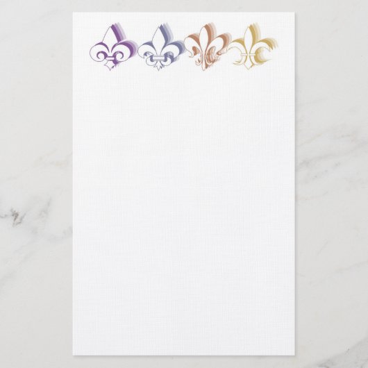Papeterie Fleur de Lis Stationary (Devant)