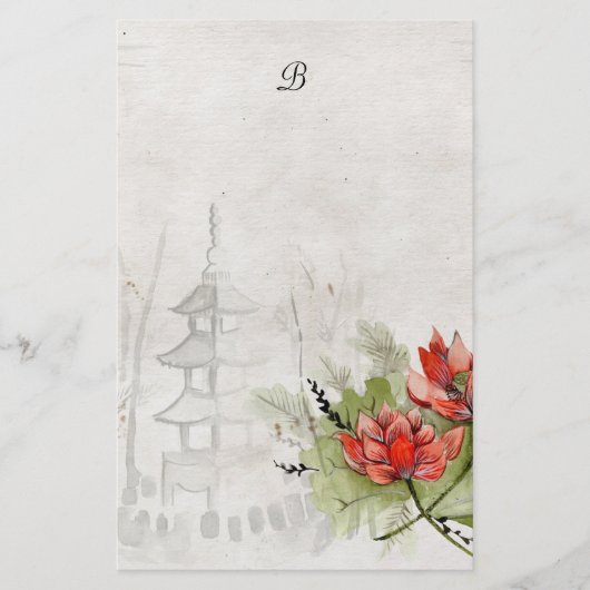 Papeterie Fleur de Lotus (Devant)