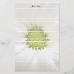 Papeterie fleur de marguerite blanche pure