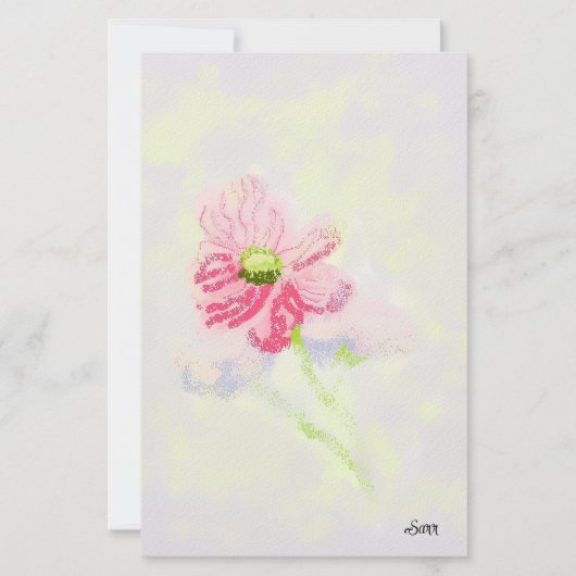 Papeterie : Fleur d'Iris (Devant)