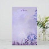 Papeterie Fleur Lilas Mauve (Debout devant)