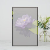 Papeterie Fleur Nénuphar bleu violet Lotus (Debout devant)