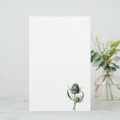 Papeterie Fleur sauvage d'antiquité de chardon d'écossais du (Debout devant)