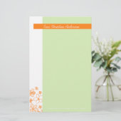 Papeterie Fleur Scribbles Green ・ Stationery (Debout devant)