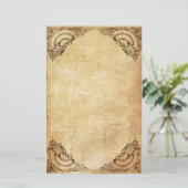 Papeterie fleurie vintage de ruban (Debout devant)