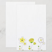 Papeterie Fleurs (Devant / Derrière)