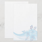 Papeterie Fleurs Bleues (Devant / Derrière)