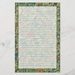Papeterie Fleurs contre motif de camouflage de feuilles