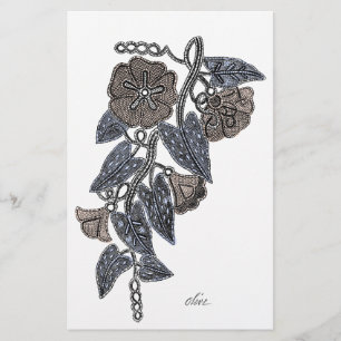 Papeterie Fleurs de dentelle