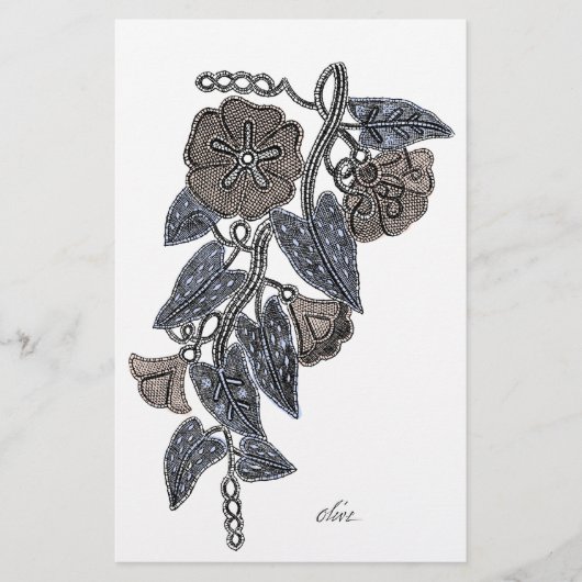 Papeterie Fleurs de dentelle (Devant)