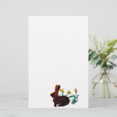 Papeterie Fleurs de lapin Nature (Debout devant)