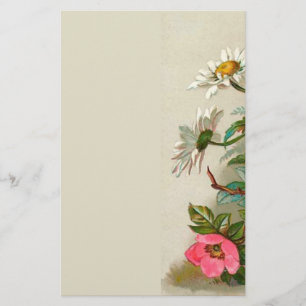 Papeterie Fleurs de Pâques Art Floral Vintage