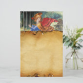 Papeterie Fleurs de rassemblement d'anges dans un paysage cé (Debout devant)