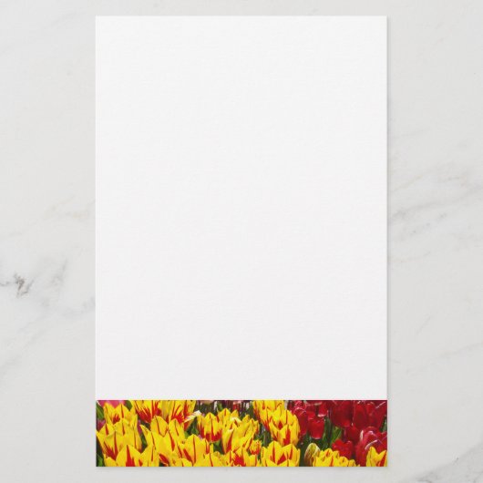 Papeterie Fleurs de Tulipe Printemps Tulipes Jaune (Devant)