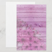 Papeterie Fleurs et Bois (Devant / Derrière)