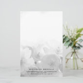 Papeterie Fleurs Féminines Professionnelles Minimalistes Mod (Debout devant)