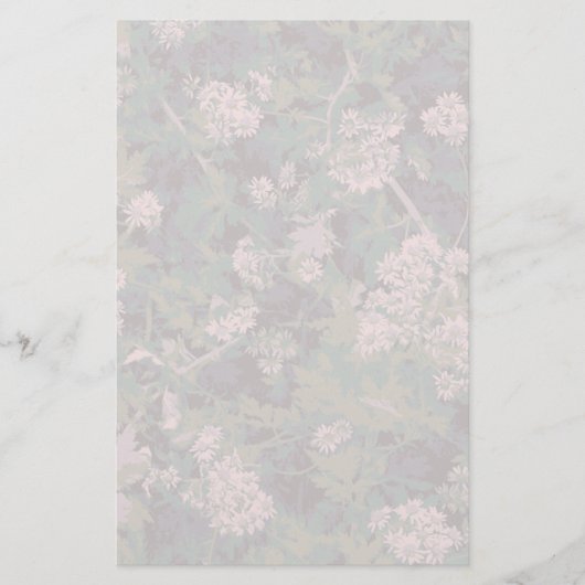 Papeterie Fleurs, feuilles et camouflage (Devant)
