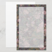 Papeterie Fleurs, feuilles, et camouflage (Devant / Derrière)
