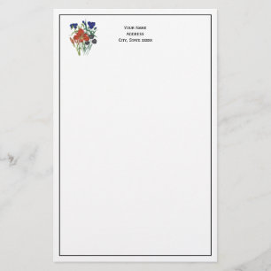Papeterie Fleurs - NavyBlue - TRANS - Fl8878 - 024