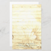 Papeterie Fleurs professionnelles minimalistes modernes (Devant / Derrière)