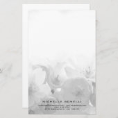 Papeterie Fleurs professionnelles minimalistes modernes Femi (Devant / Derrière)